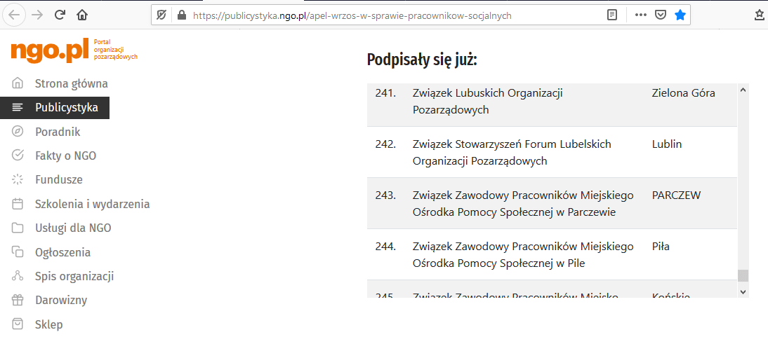 Zmiany w ustawie o pomocy społecznej