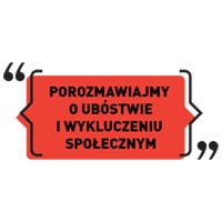 Logo porozmawiajmy o ubóstwie i wykluczeniu społecznym 