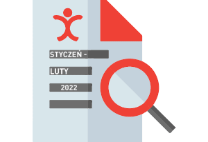 symboliczny dokument z napisem styczeń-luty 2022